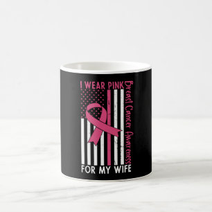 Proud Husband Of A Breast Cancer Warrior Wife Coffee Mug