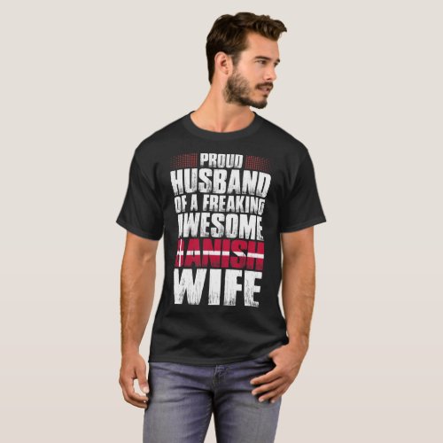 Proud Husband Of Awesome Danish Wife Tshirt