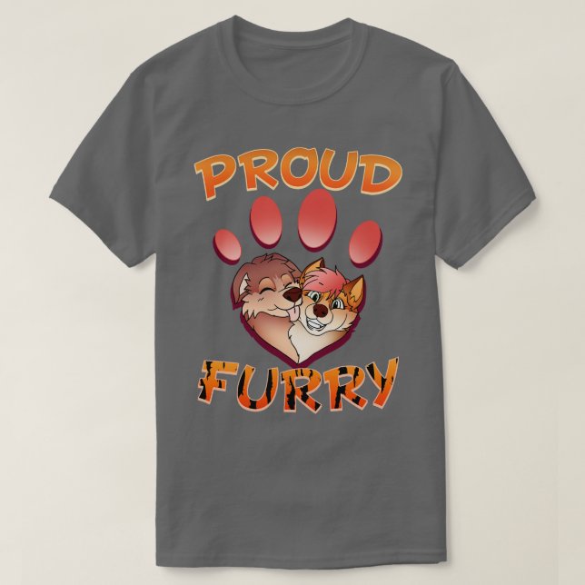 Proud I Furries Cosplay Fandom 9 T-Shirt (Design Front)