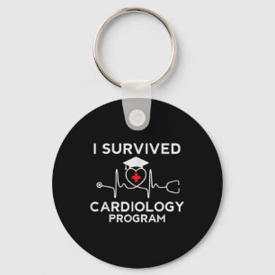 Proud I Survived Cardiology Program Nurse Doctor G Keychain