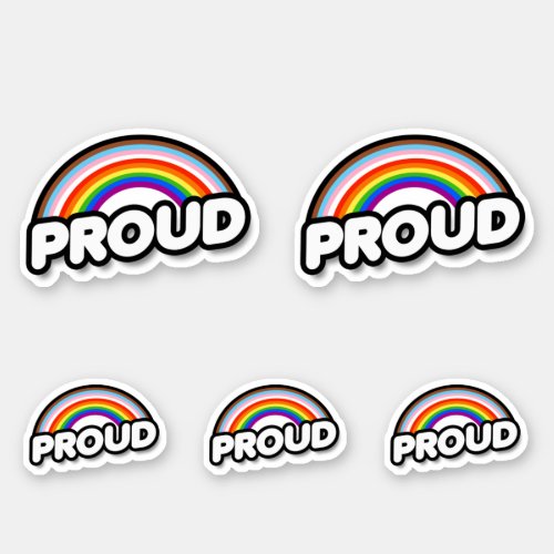 Proud _ Inclusive Arc Sticker