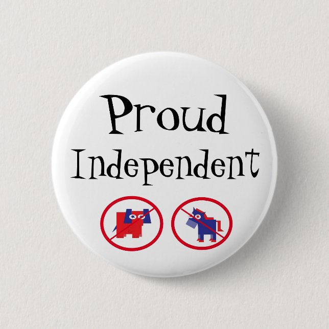 Proud Independent Button (Front)