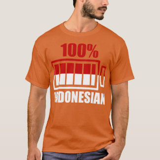Proud Indonesian Gift Flag Indonesia T-Shirt