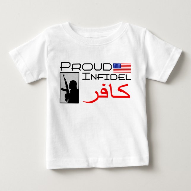 Proud Infidel Baby T-Shirt (Front)