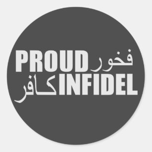 Proud Infidel Classic Round Sticker