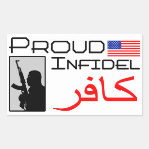 Proud Infidel Rectangular Sticker