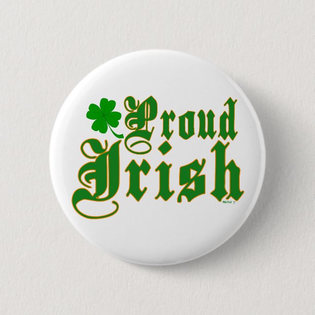 Proud Irish Button (Front)