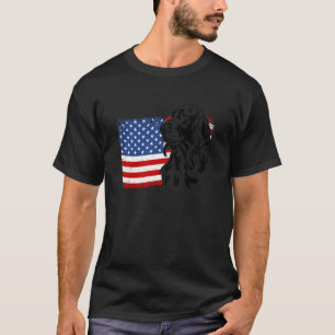 Proud Irish Setter American US Flag Patriotic Hunt T-Shirt