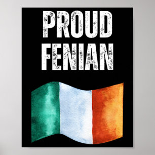 Proud Irish Warrior Irish Republican Clothing Poster