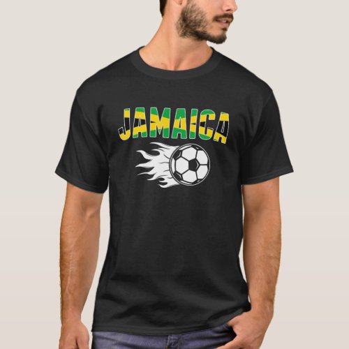Proud Jamaica Soccer Fans Jersey _ Jamaican Footba T_Shirt
