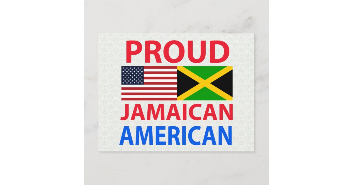 Proud Jamaican American Postcard Zazzle