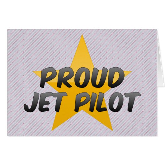 Proud Jet Pilot Cards (Front Horizontal)