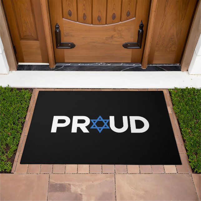 Proud Jewish Hebrew Holiday Proud Jew Religious  Doormat (Outdoor)