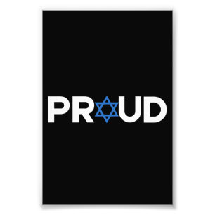 Proud Jewish Hebrew Holiday Proud Jew Religious Photo Print