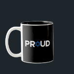 Proud Jewish Hebrew Holiday Proud Jew Religious  Two-Tone Coffee Mug<br><div class="desc">Proud Jewish Hebrew Holiday Proud Jew Religious</div>