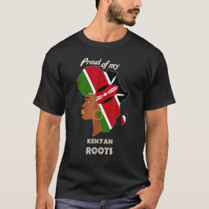 Proud Kenyan Roots Black History Month Women's T-Shirt