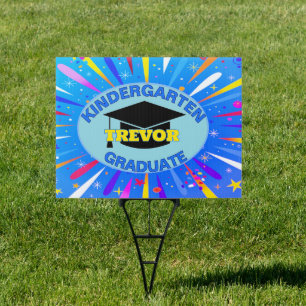 Proud! Kindergarten Graduate Custom Sign