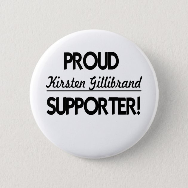 KIRSTEN GILLIBRAND FOR PRESIDENT OF THE UNITED STATES 2020 3"  PIN BACK BUTTON 