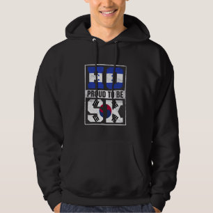 Proud Korean Honduran Mix South Korea and Honduras Hoodie