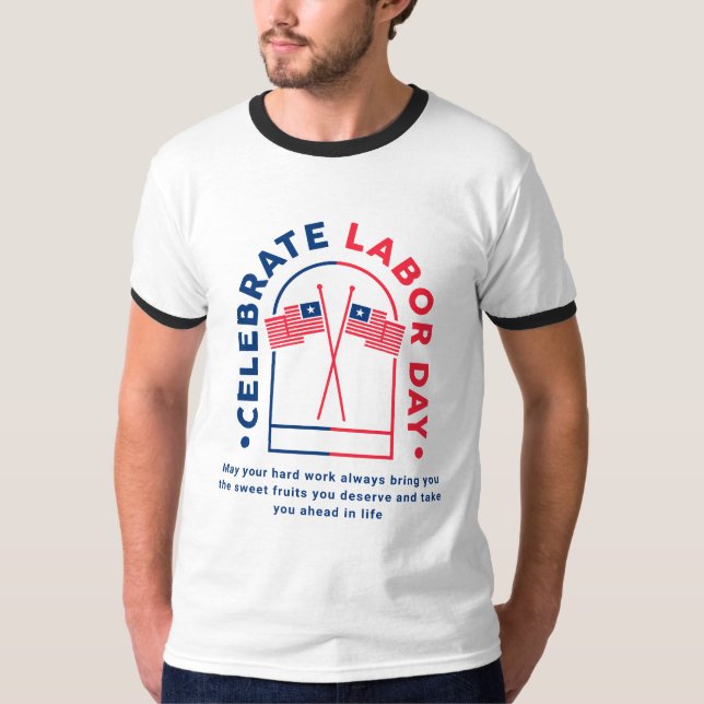 "Proud Laborer - Hard Work & Dedication T-Shirt" T-Shirt (Front)