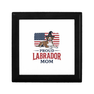 Proud Labrador Mom Patriotic Dog Halloween Shirt D Gift Box