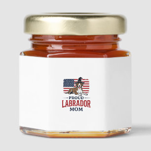 Proud Labrador Mom Patriotic Dog Halloween Shirt D Honey Jar Favors