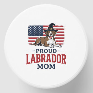 Proud Labrador Mom Patriotic Dog Halloween Shirt D Mini Candle Favors