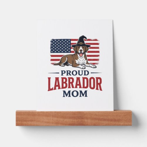 Proud Labrador Mom Patriotic Dog Halloween Shirt D Picture Ledge