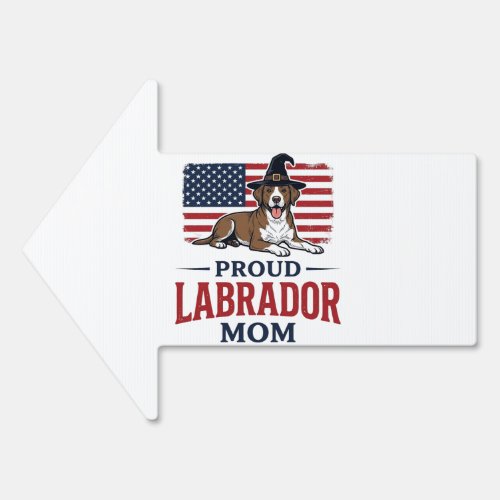 Proud Labrador Mom Patriotic Dog Halloween Shirt D Sign