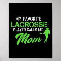 Proud Lacrosse Mom Goalie Favorite Player Graphic