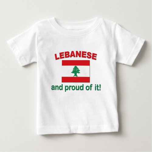 Proud Lebanese Baby T_Shirt