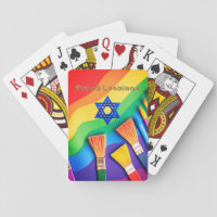Proud Lesbians Pride Playing Cards