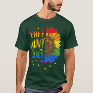 Proud LGBT Free Aunt Hugs LGBT Costume LGBT Gay Pr T-Shirt