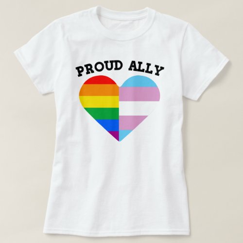 Proud LGBTQ Ally T_Shirt