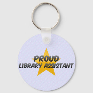 Proud Library Assistant Keychain