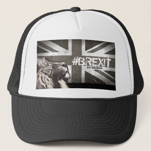 Proud Lion Brexit Customise the Date 24062016 Trucker Hat