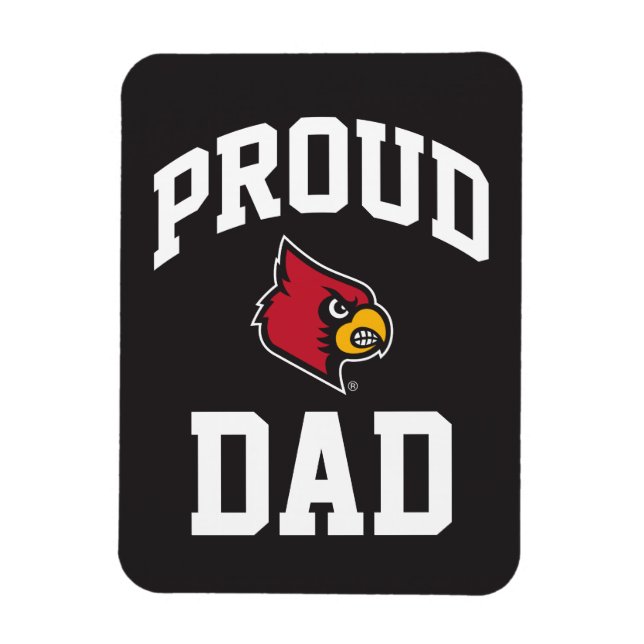 Proud Louisville Dad Magnet (Vertical)