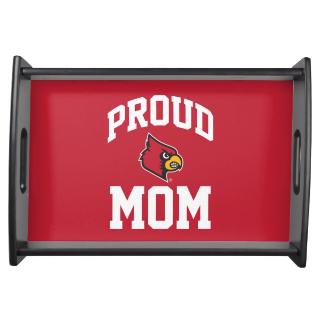 Proud Louisville Mom Serving Tray (Front)