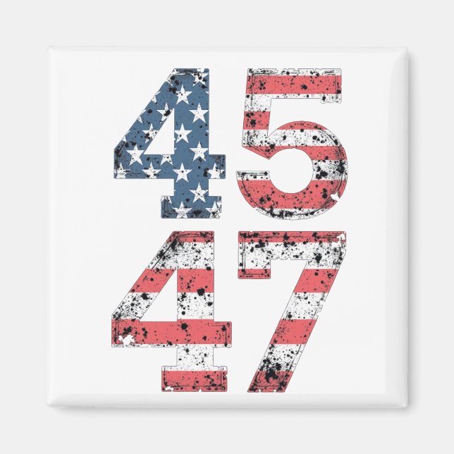 Proud Maga 47th Trump Won Inaguration Day  Magnet (Front)