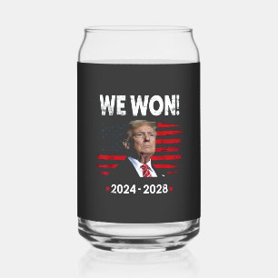 Proud Maga President Trump Won Inaguration Day Can Glass