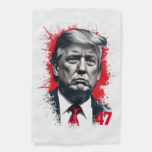 Proud Maga Trump Vance American Inauguration Day Garden Flag (Front)