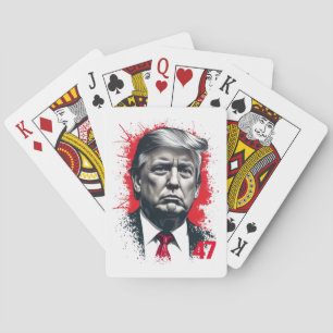 Proud Maga Trump Vance American Inauguration Day Poker Cards