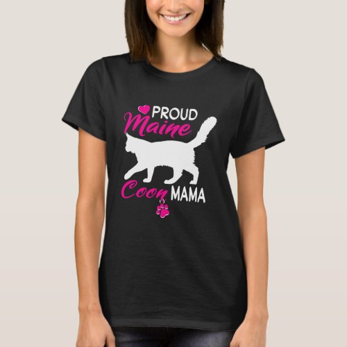 Proud Maine Coon Mama  T_Shirt
