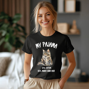 Proud Maine Coon Pajama Look T-Shirt
