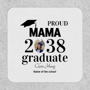 Proud mama personalized graduation patch