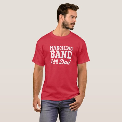 Proud Marching Band Dad T_Shirt