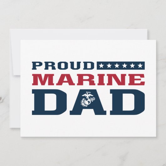 Proud Marine Dad - Color (Front)