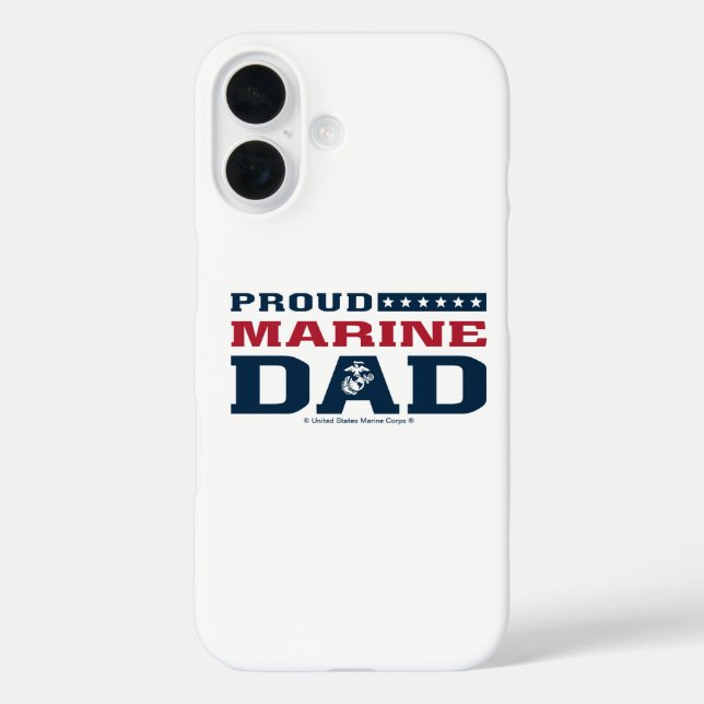 Proud Marine Dad - Color Case-Mate iPhone Case (Back)