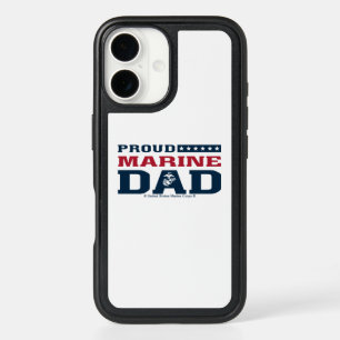 Proud Marine Dad - Color iPhone 16 Case