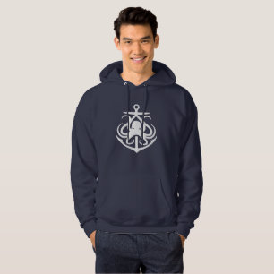 Proud Maritimer anchor octopus Lighthouse route T- Hoodie